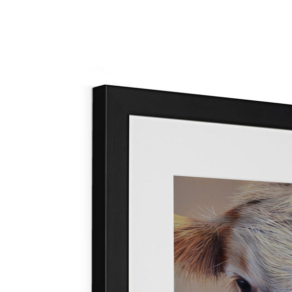 Sam Dolman Sally Cow Fine Art, Black frame top corner